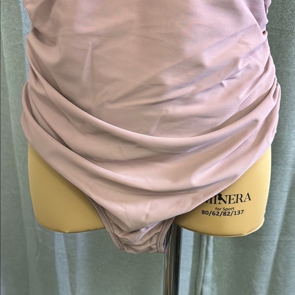 CupShe Pink One-Piece Swimsuit with Lace Details - Picture 4 of 14